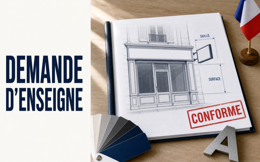 Dossier de demande d'autorisation d'enseigne